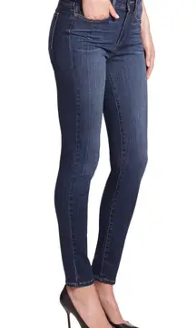 Denim Horton Ankle Skinny Jeans