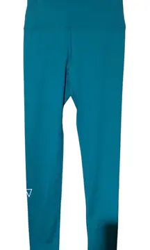 DAE Activewear Power‎ move leggings Deep Teal size small 7/8” length High waist