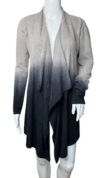 Barefoot Dreams Calypso Cozychic Lite Open Waterfall Drape‎ Cardigan Ombre