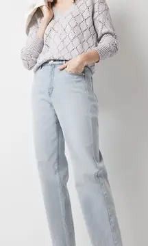 Women’s White House Black Market Acid Washed Jeans, The Straight, Size 2