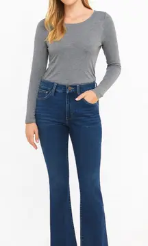 J Crew Blue High Rise Boot Cut Jeans Women's Size 27