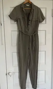 Linen Blend Jumpsuit