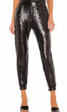 Commando Sequin Jogger Black Large Black -‎ SLG381