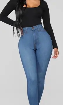 High Waisted Skinny Jeans