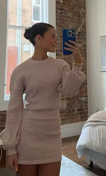 All The Ways stripes Bodycon Dress