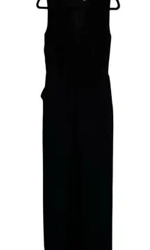 Vince. Black v-neck jumpsuit 6