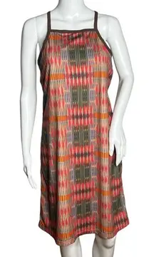 Prana Dress Womens Medium Ador Red Desert Geometric Print Sportswear‎ Athleisure