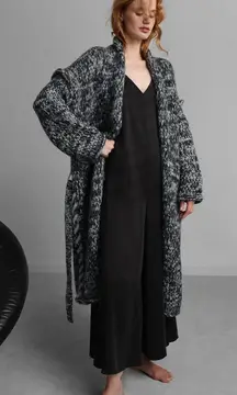 Lofty Wool Whip Stitch Coatigan