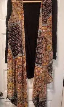 Cha Cha Vente BOHO Cardigan sizeXL.a30