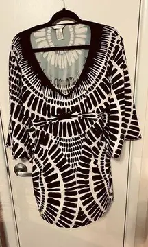 Trina Turk Swimsuit Cover Up Algiers Print Tunic Womens SZ L