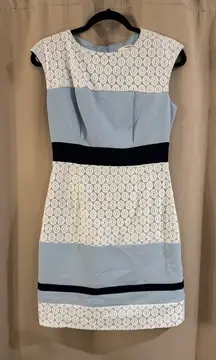 Studio One Light Blue and White Dress