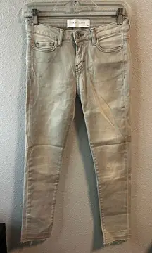 IRO Silver Raw Hem Jeans