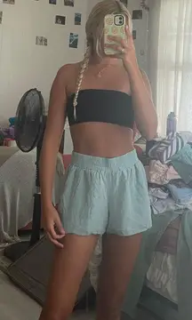 Lavender Brown Light Blue Shorts