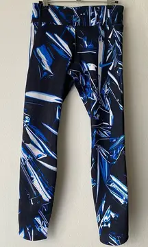 Nike Dri fit sz S blue‎ abstract yoga athletic leggings