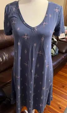 V Neck T-shirt Dress