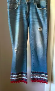 Pilcro and  the‎ Letterpress Boho Look Jeans