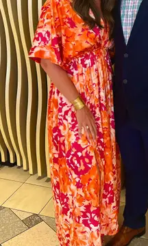 pink And Orange Dress