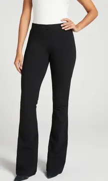 Betabrand Women’s Classic Bootcut Dress Yoga Pant in Black Size XLP