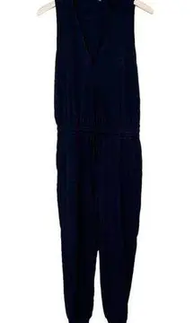 Beyond Yoga Black Easy Gather Sleeveless Jumpsuit Sz S