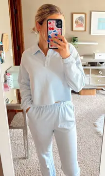 Pastel Blue Lounge Sweatsuit