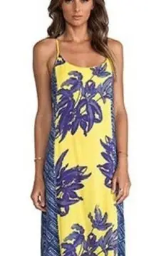 Vix Swimwear St. Barths Alexia Long Dress in Yellow