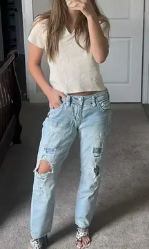 Boyfriend Distressed Jeans