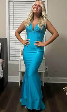 Jonathan Kayne Blue prom Dress