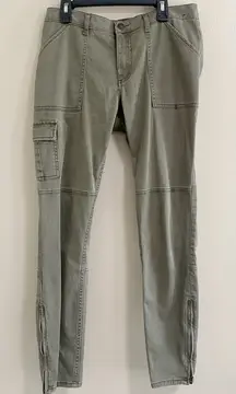 Abercrombie & Fitch Green Skinny Cargo Jeans Size 27
