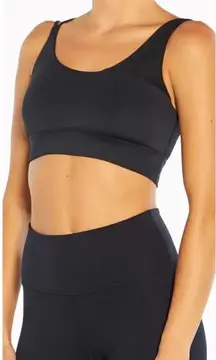 CYCLE HOUSE Marika Black‎ Mesh Sports Techno Lite Strappy Yoga Lounge Large New