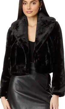 Black Faux Fur Jacket