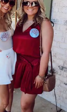 The Pants Store Crimson Tie Dress