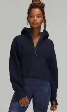 Lululemon Scuba Oversized 1/2 Zip Hoodie in True Navy, Size M/L