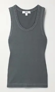 Agolde Poppy Ribbed Stretch Tank Size Medium