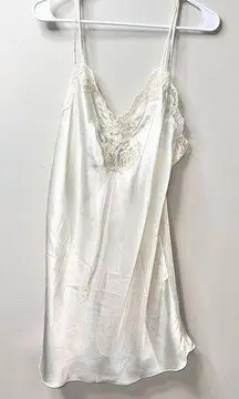 Victoria's Secret  GOLD LABEL White Lingerie Slip Gown