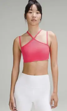 Lululemon Flow Y Strappy Bra Nulu *Light Support, A-C Cups Lip Gloss 