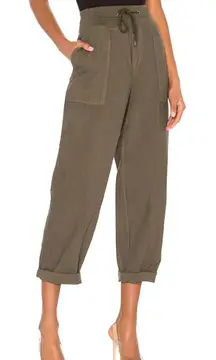 James Perse Pants mixed media poplin womens Brown (xsmall) casual loungewear