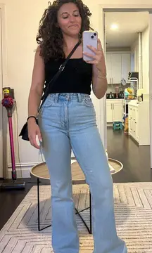 Abercrombie Curve Love High-Rise Vintage Flare Jean