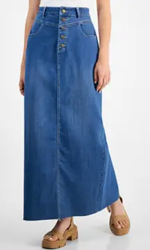 Tinseltown Blue Maxi Skirt