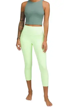 Lululemon Align High Neck Tank Top Tidewater Teal Blue Size 2 - READ