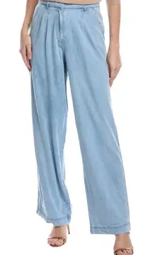 Bcbgeneration love Effie denim trouser wide leg tencel jeans size small