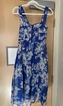 Blue Floral Sundress