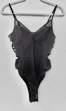 SEEK THE LABEL‎ Women’s Elegant Black Bodysuit Top Size XS