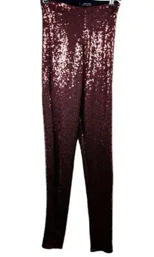 Commando Sequin‎ Legging in Wine