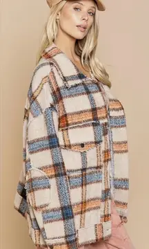 POL Flannel Oversized Jacket