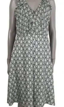 3.1 Phillip Lim Sleeveless Silk Geometric Dress Sz. 8