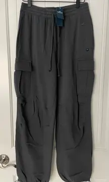 Hollister Charcoal Cargo Joggers