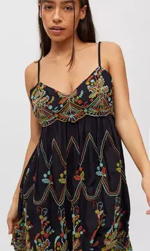 NWT UO Jamie Embroider Babydoll Dress - Medium