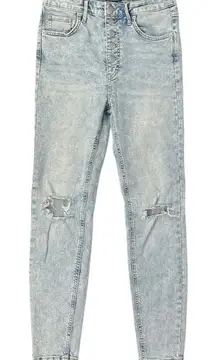 Wild Fable Acid Wash Highest Rise Skinny Jeans 6