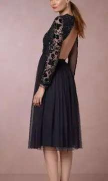 NWT Needle & Thread Embellished Lida Beaded Dress Midnight 10 US