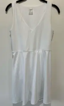 Calia White Exercise Dress - Size Medium - Built-In Shorts tennis pickleball